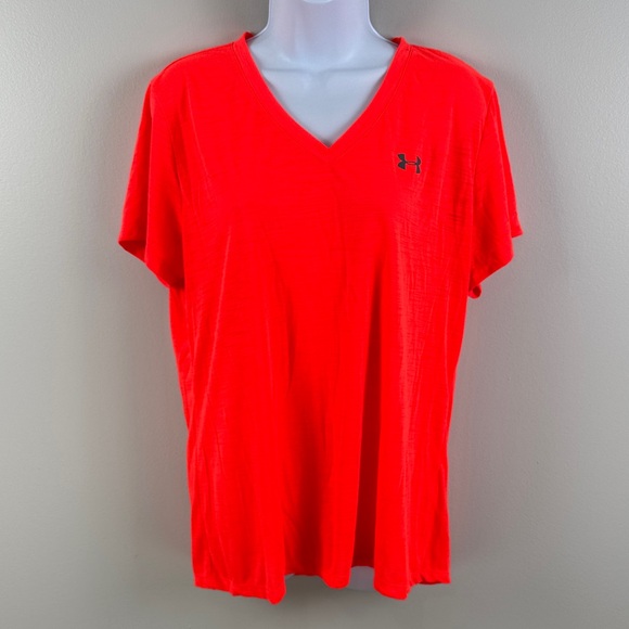 Under Armour Tops - Under Armour Vivid Orange Short Sleeve Tee - XL